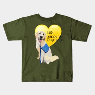 Life Happens Golden Kids T-Shirt